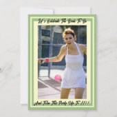 Laatste schommel voor de Ring Sage en Cream bruilo Kaart (Achterkant)