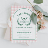 Laatste schommel voor het Ring Golf Vrijgezellenfe Kaart