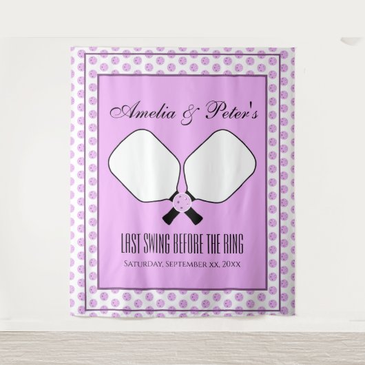 Laatste schommeling Voor de Ring Welkom & Dank u Wandkleed (Voorkant)