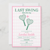 Laatste schommeling vóór het Vrijgezellenfeest van Kaart (Voorkant)