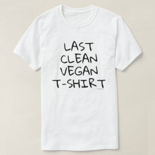 Laatste Schone Vegan T-shirt (Wit)