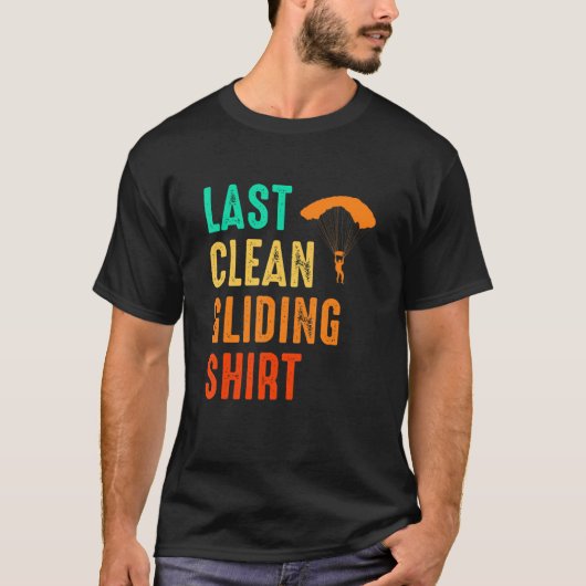 Laatste schone zweefgetouwen van de Paraglider die T-shirt (Voorkant)