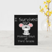 Laatste schooldag 180 gemaskerde dagen van de derd kaart (Gele Bloem)