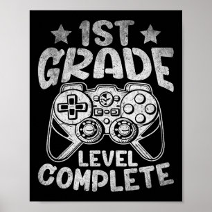 Laatste Schooldag 1e Leerjaar Diploma Uitgereikt Poster