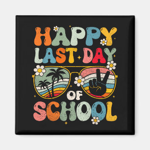 Laatste Schooldag Afstudeerfeest Groovy Leraar Stu Magneet
