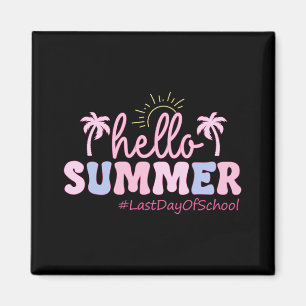 Laatste Schooldag Docent Student Hallo Zomer Ki Magneet