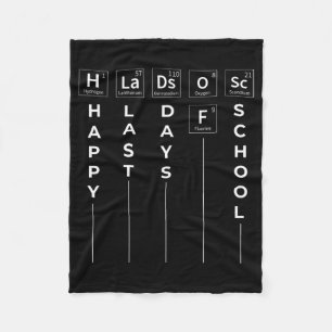 Laatste Schooldag Fleece Deken
