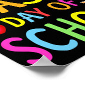 Laatste Schooldag Funny Einde Jaar Leraar Student Poster (Hoek)