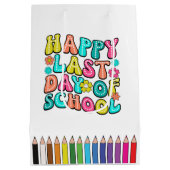 Laatste Schooldag Gelukkig Medium Cadeauzakje (Achterkant)