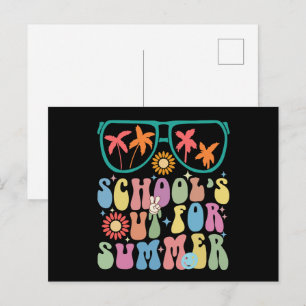 Laatste Schooldag Groovy School Gaat Uit Voor De Z Briefkaart