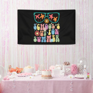 Laatste Schooldag Groovy School Is Uit Voor De Zom Spandoek