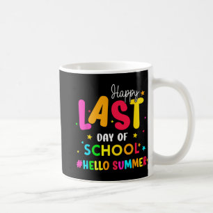 Laatste Schooldag Hallo Zomer Studenten En Docente Koffiemok