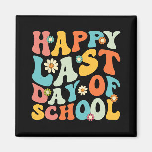 Laatste Schooldag Hallo Zomer Studenten En Docente Magneet