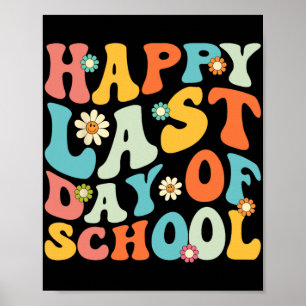 Laatste Schooldag Hallo Zomer Studenten En Docente Poster
