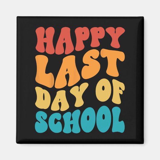 Laatste Schooldag Laatste Schooldag Leraar Stud Magneet (Voorkant)