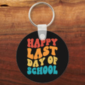 Laatste Schooldag Laatste Schooldag Leraar Stud Sleutelhanger (Voorkant)
