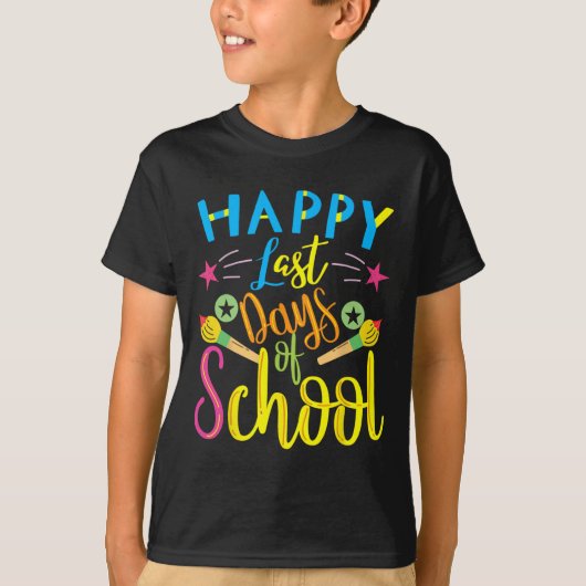 Laatste Schooldag Laatste Schooldag Leraar Stud T-shirt (Voorkant)