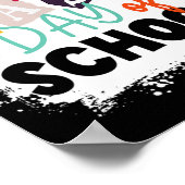 Laatste Schooldag Leraar & Kinderen Poster (Hoek)