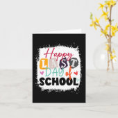 Laatste Schooldag Leraar & Kinderen Kaart (Gele Bloem)