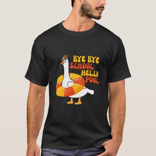 Laatste Schooldag Leraar Leerling Tot ziens School T-shirt (Voorkant)