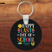 Laatste Schooldag Leraar Student Afstudeercadeau Sleutelhanger (Voorkant)