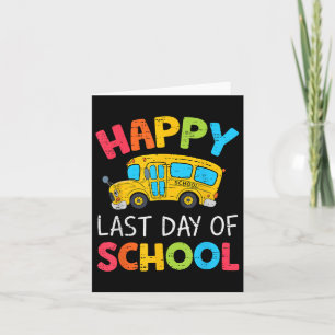 Laatste Schooldag Onderwijzer Kinderen Afstuderen Kaart
