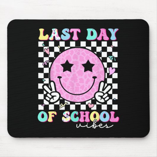 Laatste Schooldag Sfeer Leraar Student Groovy Gr Muismat (Voorkant)