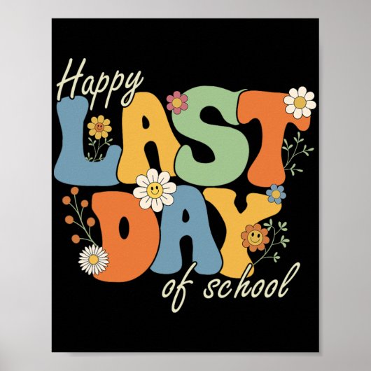 Laatste Schooldag Student Leraar  Poster (Voorkant)