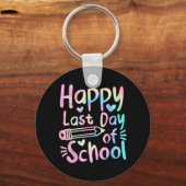 Laatste Schooldag Studenten Vrouwen Grappige Zomer Sleutelhanger (Voorkant)