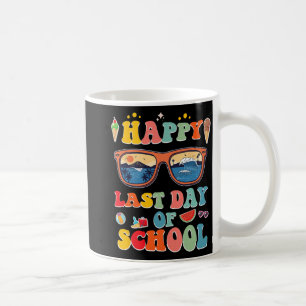 Laatste schooldag voor kinderen koffiemok