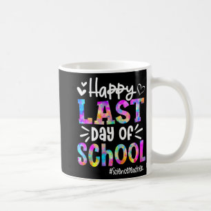 Laatste Schooldag Wetenschapsleraar Student Afstud Koffiemok