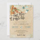 Laatste segment van Single Life-Vrijgezellenfeest Kaart (Voorkant)