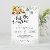 Laatste segment van Single Life-Vrijgezellenfeest Kaart (Staand voorkant)