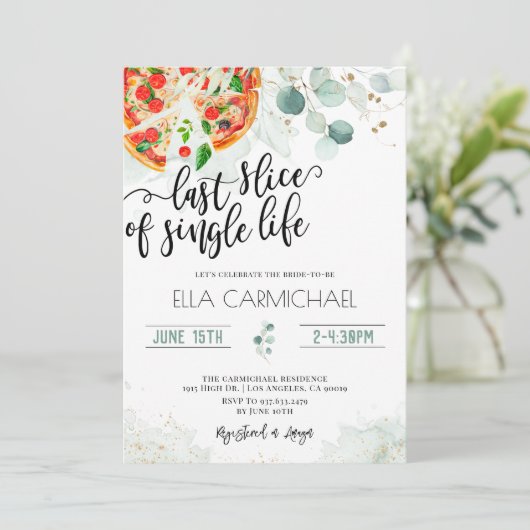 Laatste segment van Single Life-Vrijgezellenfeest Kaart (Staand voorkant)