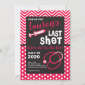 Laatste Shot Bridal Shower Uitnodiging (Voorkant)