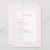 Laatste Shred Winter Ski Bachelorette Party Kaart (Achterkant)