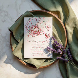 Laatste slice pizza Vrijgezellenfeest Kaart