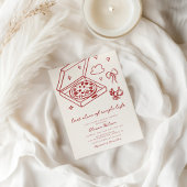 Laatste slice pizza Vrijgezellenfeest Kaart