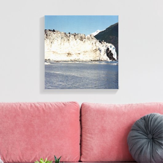 Laatste sneeuw canvas afdruk (Insitu (Woonkamer))