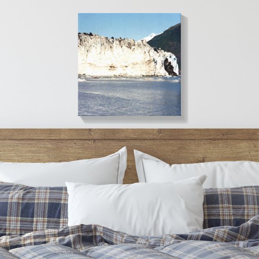 Laatste sneeuw canvas afdruk (Insitu (Slaapkamer))