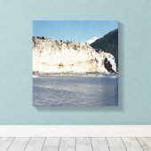 Laatste sneeuw canvas afdruk (Insitu (Houten vloer))