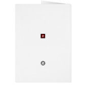 Laatste sneeuw op een lente Boerderij Blank (Achterkant)