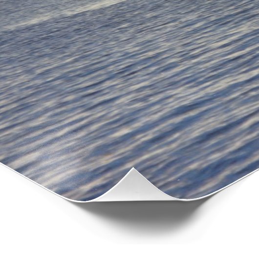 Laatste sneeuw perfect poster (Hoek)