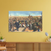 Laatste Spike rijden - Spoorwegspoor Canvas Afdruk (Insitu (Woonkamer))