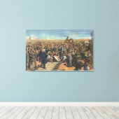 Laatste Spike rijden - Spoorwegspoor Canvas Afdruk (Insitu (Houten vloer))