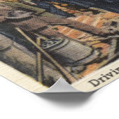 Laatste Spike rijden - Spoorwegspoor Poster (Hoek)