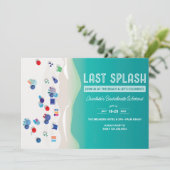 Laatste Splash Bachelorette Party Weekend-route Kaart (Staand voorkant)