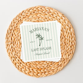 Laatste Splash Beach Palms Bachelorette Servet