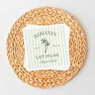 Laatste Splash Beach Palms Bachelorette Servet