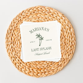 Laatste Splash Beach Palms Bachelorette Servet